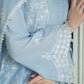 Dhanak-3PC Embroidered Shirt with Digital Printed Wool Shawl - 3301