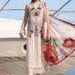 Lawn-3PC Chikankari Embroidered With Digital Printed Jacquard Dupatta-5304
