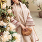 Lawn-3PC Embroidered Shirt with Organza Embroidered Dupatta-1357
