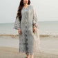 Lawn-3PC Laser Cut Embroidered Shirt With Khadi Net Embroidered Dupatta-5401