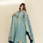 Lawn-3PC Sequence Embroidered Shirt With Khadi Net Embroidered Dupatta-5348