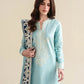 Lawn-3PC Sequence Embroidered Shirt With Khadi Net Embroidered Dupatta-5348