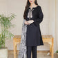 AISLING Dhanak 3PC Embroidered With Digital Printed Wool Shawl-601