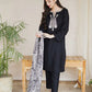 AISLING Dhanak 3PC Embroidered With Digital Printed Wool Shawl-601