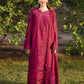 Lawn-3PC Chikankari Embroidered Shirt With Khadi Net Embroidered Dupatta-5340