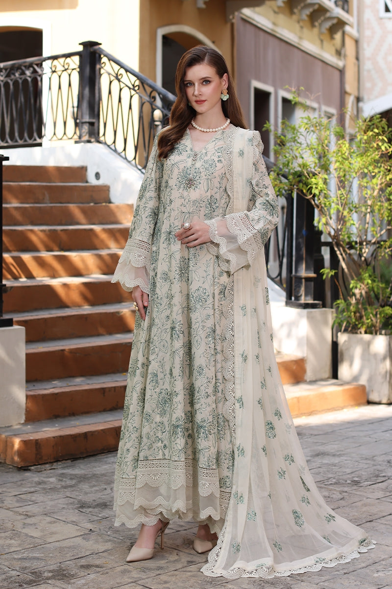 Bareeze Lawn 3PC Embroidered With Chiffon Embroidered Dupatta-470