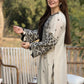 3PC Lawn Embroidered Shirt With Organza Embroidered Dupatta- 5166