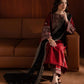 Dhanak -3PC Embroidered Shirt With Organza Sequence Embroidered Dupatta-3351