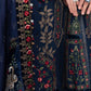 Dhanak 3PC Embroidered Shirt with Dhanak Embroidered Dupatta-3384