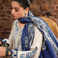 Dhanak-3PC Embroidered Shirt with Digital Printed Wool Shawl - 3428