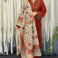 Lawn 3PC Embroidered Shirt with Digital Printed Jacquard Dupatta-5184