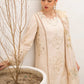 QALAMKAR Chikenkari Lawn 3PC Embroidered With Printed Dupatta-508