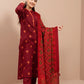 KAYSERIA Lawn-3PC Embroidered with Digital Printed Dupatta-1187