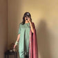 Dhanak-3PC Embroidered Shirt with Chiffon Embroidered Dupatta-3452